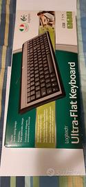 Tastiera logitech per pc nuova cavo usb