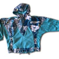 Felpona anorak in pile SUNSHINE anni 90