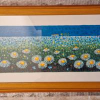 Quadro "Margherite notturno" di Mimmo Sciarrano 