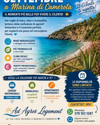 Settembre a Marina di Camerota 