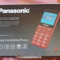 PANASONIC KX-TU150EXR ROSSO CELLULARE ANZIANI