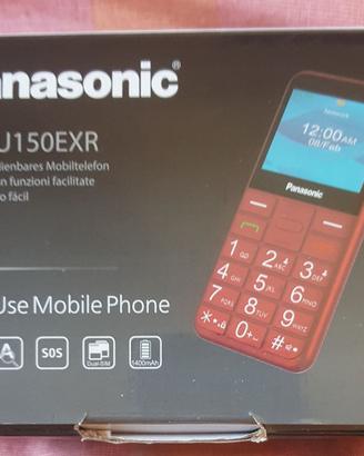 PANASONIC KX-TU150EXR ROSSO CELLULARE ANZIANI