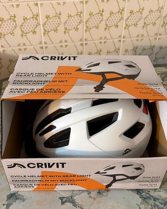 Casco bici unisex con luce led