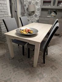 Tavolo legno bianco 180 cm