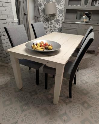 Tavolo legno bianco 180 cm