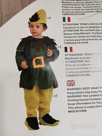 vestito carnevale gnomo / nano /peter pan