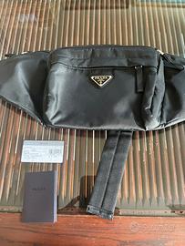 Marsupio nero nylon