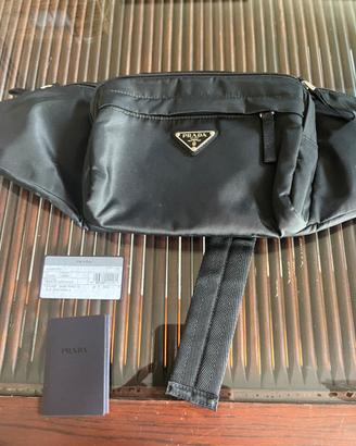 Marsupio nero nylon