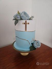 torta decorativa per comunione
