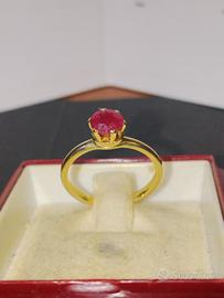 anello d'oro con rubino Glamira