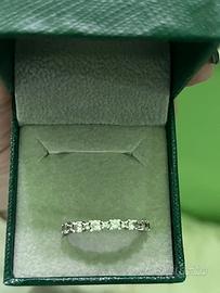 Fedina argento e zirconi