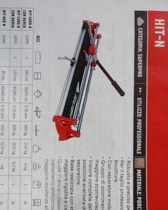 tagliapiastrelle per grandi formati cm 120 Rubi