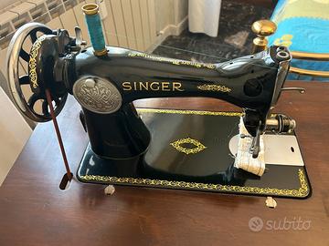 Macchina da cucire Singer d'epoca