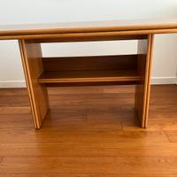 Consolle apribile a libro in legno massiccio