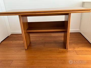 Consolle apribile a libro in legno massiccio