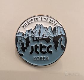 Spilla Olimpiadi 2026 Milano Cortina - PIN Korea