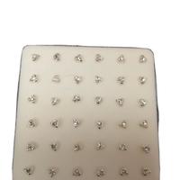 Confezione 36 Orecchini x Naso In Argento 800/925