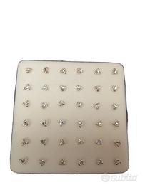 Confezione 36 Orecchini x Naso In Argento 800/925