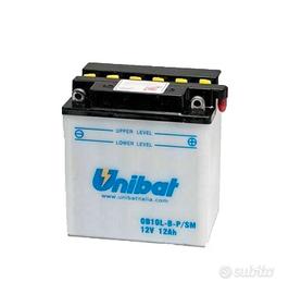 BATTERIA MOTO SCOOTER UNIBAT CB10L-B-P/SM YB10L BP