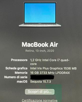 MACBOOK AIR 13-INCH 2020