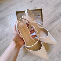 scarpe bianche con tacco basso