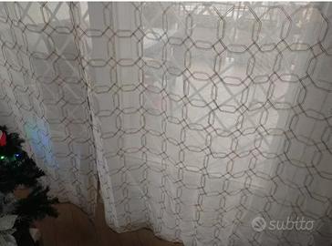 stock 2 tende arredo colore oro 234*130cm