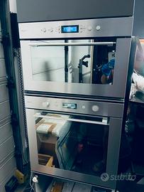 Forno e Microonde inox Whirlpool effetto specchio