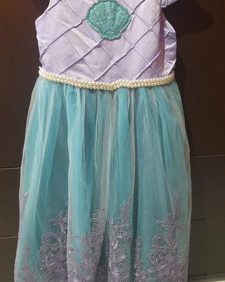 vestito di Ariel carnevale 