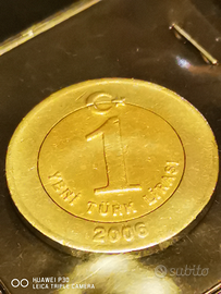 1 lira turchia 2006