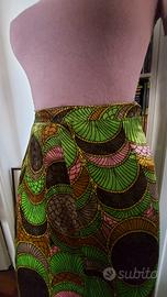 Gonna velluto di seta anni 70 