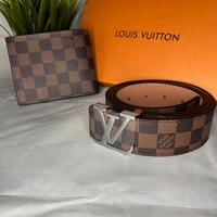 Set Louis Vuitton portafoglio e cintura