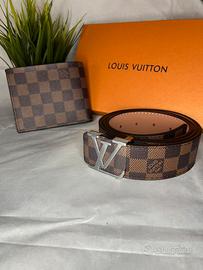 Set Louis Vuitton portafoglio e cintura