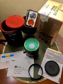 Nikkor 500mm NITAL CARD (pari al nuovo)