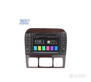 RADIO GPS ANDROID 10 PER MERCEDES S W220 98-05