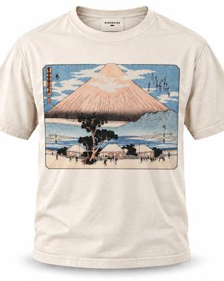 T-Shirt Bershka x Ashmolean Museum Ukiyo-e Hiroshi