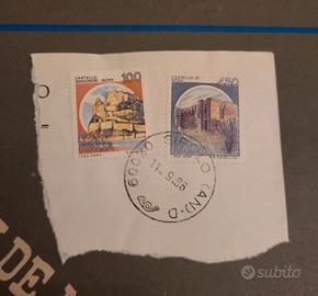 Francobolli "Castello Aragonese" e "Bova"