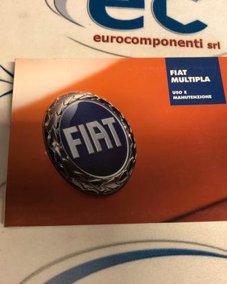 Libretto uso e manutenzione fiat multipla seconda 