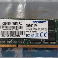 Patriot 8Gb DDR3 so-dimm