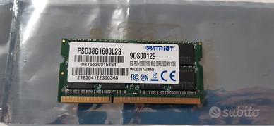 Patriot 8Gb DDR3 so-dimm