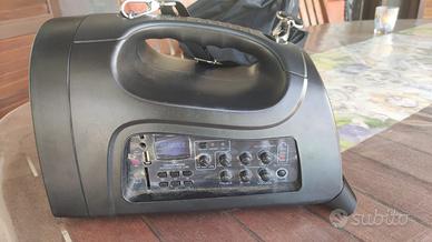 Cassa Bluetooth con radio microfono