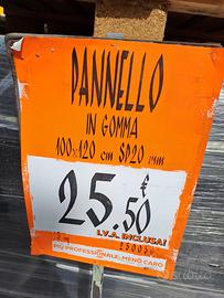 pannelli fonoassorbenti gomma