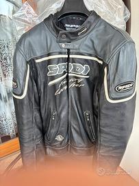 Giacca moto SPIDI in pelle  Taglia L Protezioni CE