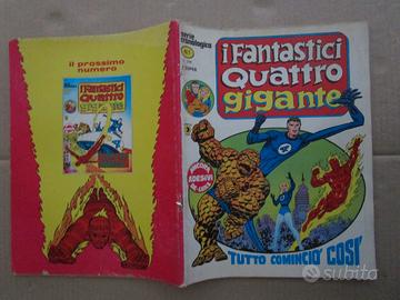 FANTASTICI QUATTRO GIGANTE SERIE DAL N 1 AL N 37