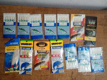 lotto pesca ami totanare girelle  terminali traina