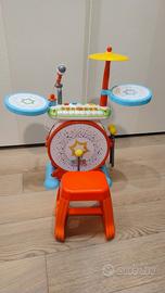 Baby Smile Batteria con musica come nuova