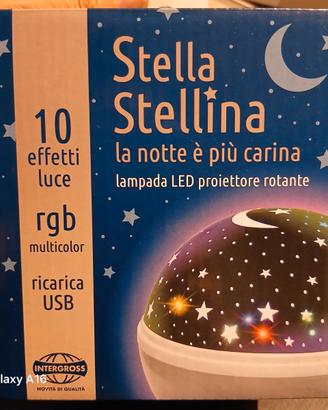 Lampada led proiettore rotante