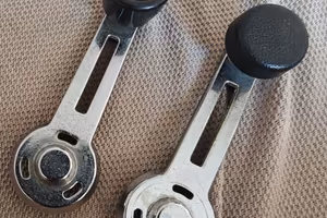maniglie alzacristalli manuali Fiat 500 d'epoca