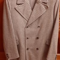 Cappotto doppiopetto pied de poule lana 100%