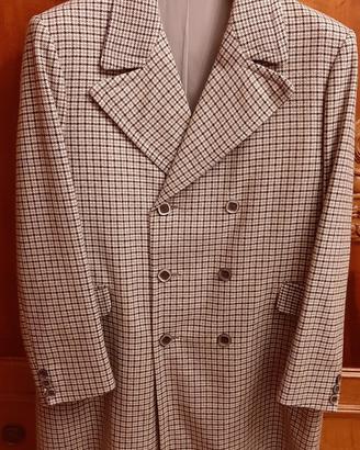 Cappotto doppiopetto pied de poule lana 100%