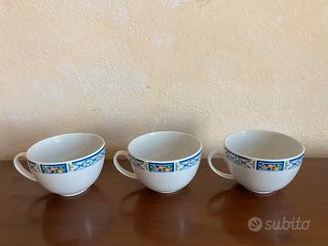 Set 3 tazze da the in porcellana. Alfold Porcelan